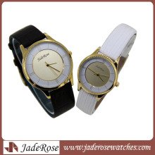 Leather Strap Fashion Bussiness Thin Couple Watch